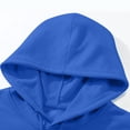 thumbnail image 4 of toraway Oversized Sweatshirt Dress Plus Size Male Solid Color Hooded Long Sleeved Pullover Sweatshirt M, 4 of 4