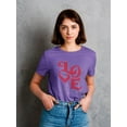 thumbnail image 2 of Love Will Cure Quote  Shaped T-Shirt Women -Image by Shutterstock, Female Small, 2 of 4