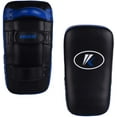 thumbnail image 2 of Kruzak Muay Thai Kick Pad for Training, Kicking Strike Shield for Kickboxing Martial Arts Sparring Taekwondo Muay Thai MMA Karate and Combat Sports (Sold as Single) (Black/Blue), 2 of 7