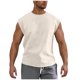 thumbnail image 1 of Camiseta de tirantes de cuello redondo para hombre, de gamuza, deportiva, de poliéster, con cuello redondo, 1 of 8