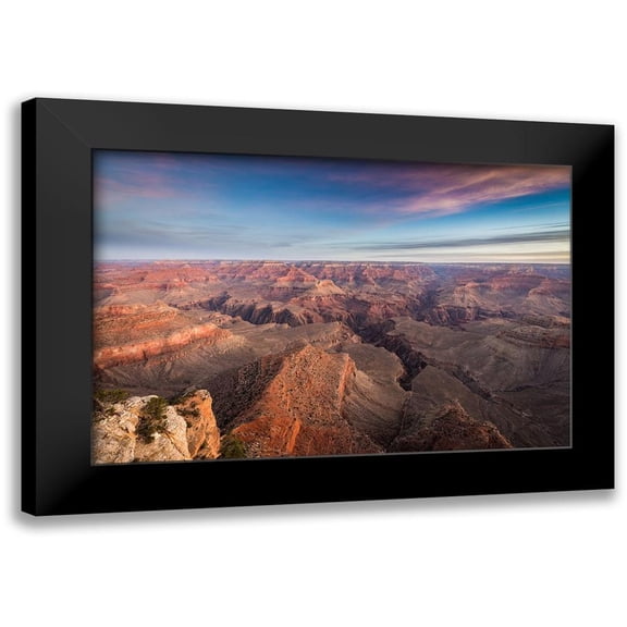 C. Sink, Jeffrey 14x11 Black Modern Framed Museum Art Print Titled - South rim sunrise