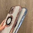 thumbnail image 6 of Magnetic Clear iPhone 14 Pro Max Case [Compatible with MagSafe] [Logo View] for Women & Men, Electroplating Process Full Camera Cover Protection Compatible with iPhone 14 Pro Max-Pink, 6 of 14