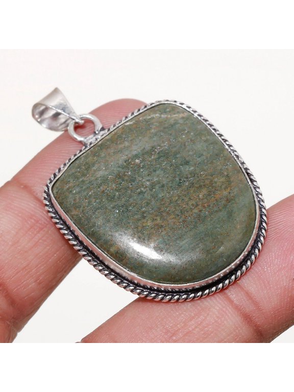 Ruby Fuchsite Gemstone Pendant Handmade Gift Unique Design Jewelry 2.10" FP 1015