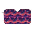 thumbnail image 7 of Balery Retro Palms Print Car Windshield Sun Shade,Windshield Sunshade for Car Pickup Truck SUV Accessories-, 7 of 7