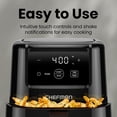 thumbnail image 5 of 2 Qt Fryer – Digital Space-Saving Compact with Nonstick Basket, Quick Meals, Timer & Shake Reminder – Black, 5 of 8