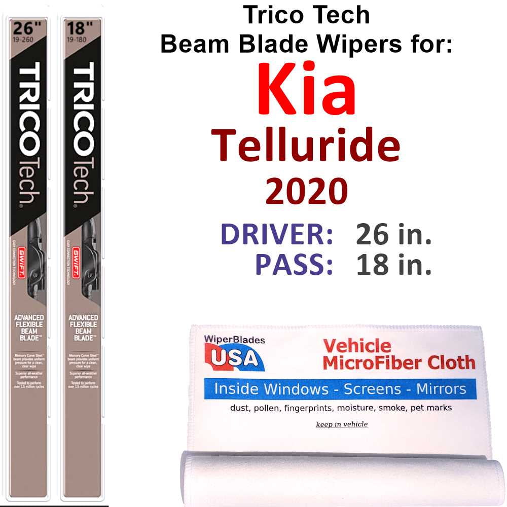 2020 Kia Telluride Beam Blade Wipers (Set of 2)