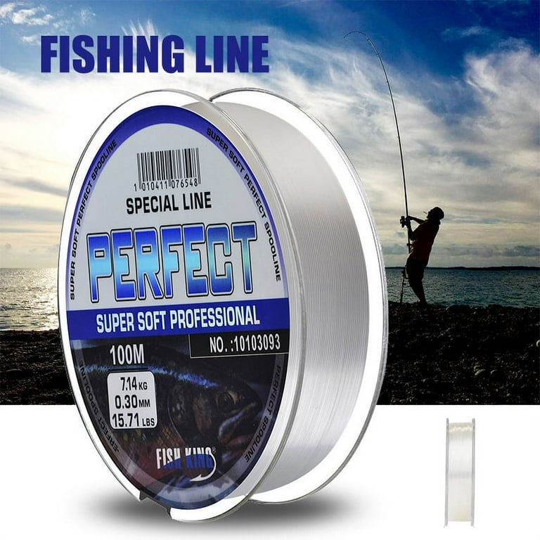 100m Fluorocarbon Fishing Line Quickly Wear Resistant Bite Resistant For  Outdoor Fishing 4.5 