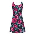 thumbnail image 3 of HUAXUN Womens Swimsuits Tankini Cute Tankini V Neck High Waisted Skirted Bottom Full Coverage Adjustable Straps 2 Piece Swimsuits Floral Print Cami Tops, 3 of 4