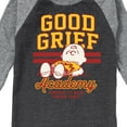 thumbnail image 3 of Peanuts - Good Grief Academy - Toddler & Youth Raglan Graphic T-Shirt, 3 of 7