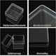 thumbnail image 4 of Caja de plástico transparente cuadrada para almacenar cuentas (paquete de 18), 4 of 7
