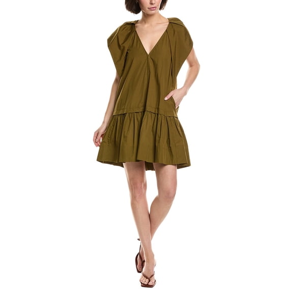A.L.C. womens  Ember Mini Dress, s, Green