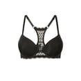 thumbnail image 3 of Women's Lace Patchwork Underwire Bra Lingerie, 3 of 5