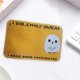 thumbnail image 5 of Titular de Tarjetas de Nombre Comercial Yuyangstore Ventana de cuero Estuche Horizontal Amarillo, 5 of 8
