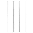 thumbnail image 1 of Miangastore Soccer Foosball Men Replacements Silver 4Pcs 16.3X0.2X0.2In, 1 of 8