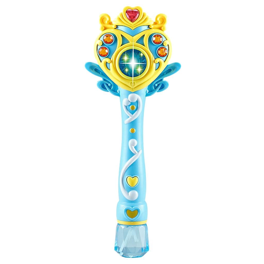 figatia Bubble Blower Machine Electric Automatic Bubble Maker Fun Play Wedding Supplies Light Blue