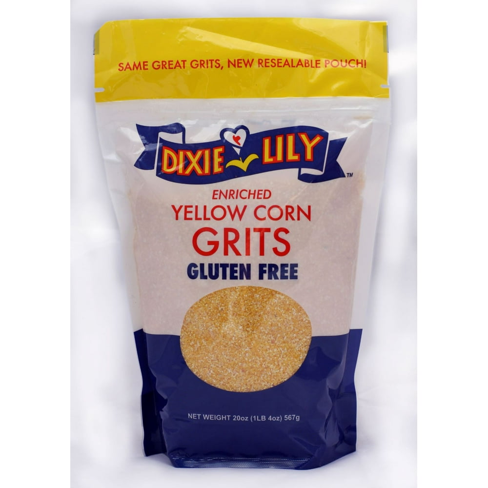 Dixie Lilly, Enriched Yellow Corn Grits, Gluten Free, 20oz Walmart