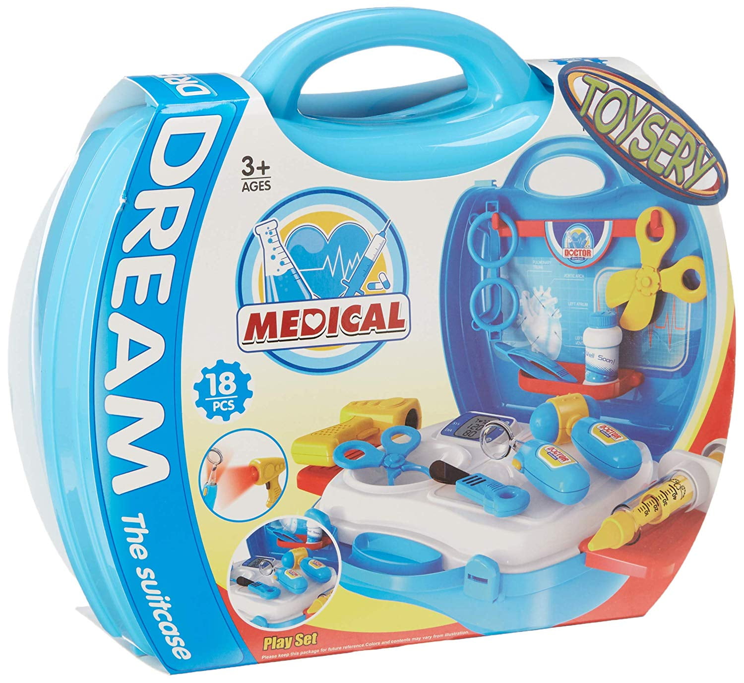 Dream Doctor Suitcase Children's Kid's Pretend Play Toy Doctor Nurse