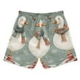 thumbnail image 7 of FORMRS Boys Swim Trunks Quick Dry Mesh Liner Boardshorts Sizes XS-XL, Winter Goose Scarves, 7 of 7