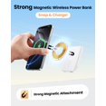 thumbnail image 2 of Power Bank Aterob 12000mAh Magnético 15W Inalámbrico 20W USB-C, 2 of 7