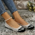 thumbnail image 6 of Sngxgn Women's Flats Comfort Ballet Flats Shoes Casual Slip On Shoes(Beige,41), 6 of 8
