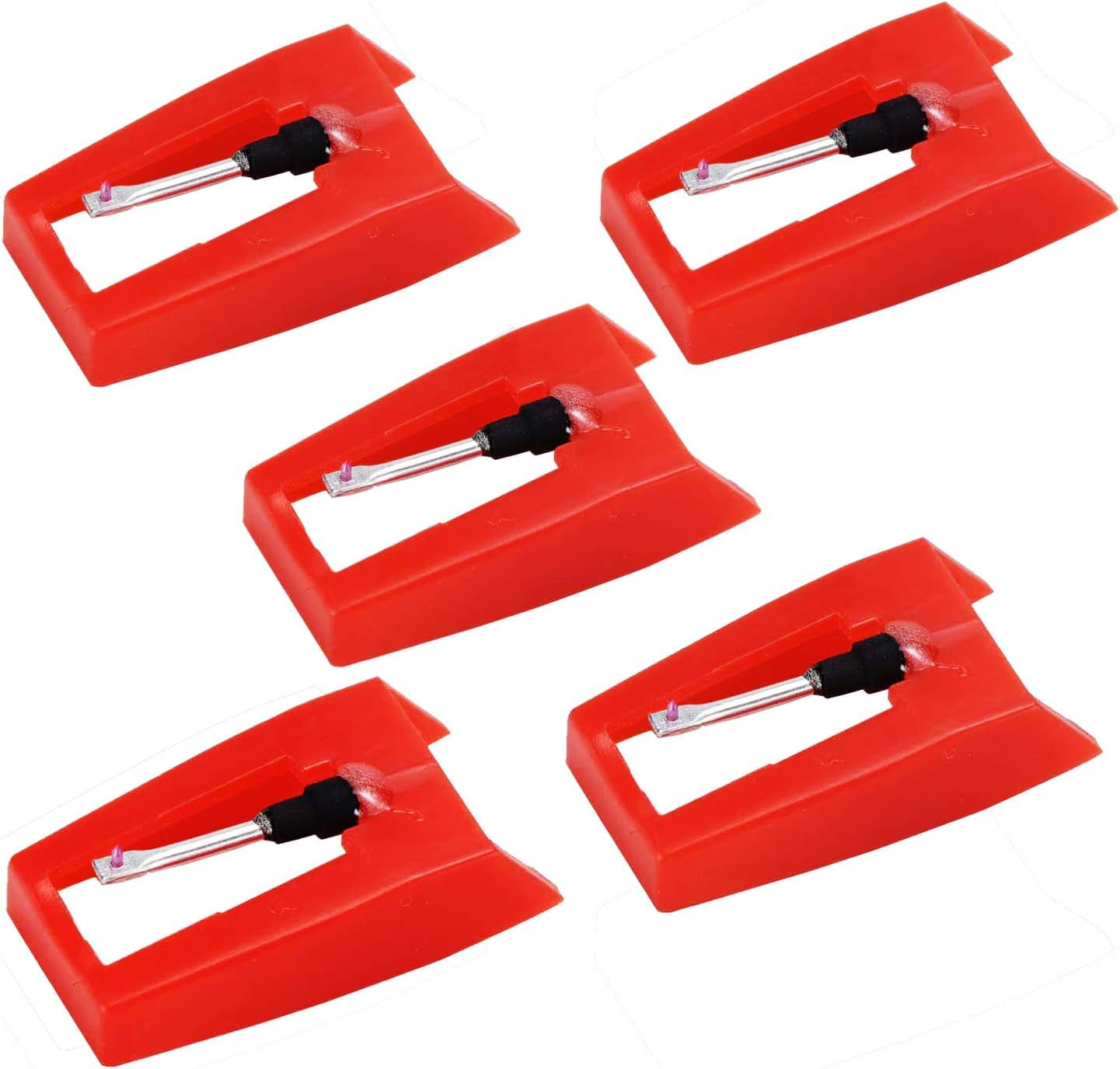 Universal Record Player Needle, 5Pack, for ION Jenson Crosley