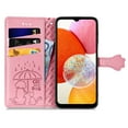 thumbnail image 3 of Lovely Animal Pattern Wallet Flip Case for Samsung Galaxy S25, PU Leather Magnetic Closure Card Holder Lanyard Kickstand Phone Cover for Samsung Galaxy S25, Rosegold, 3 of 10