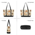 thumbnail image 6 of FORMRS Canvas Laptop Tote Bag for Women with 15.6" Computer Compartments Shoulder Handbag, Fall Book Shelf, 6 of 7