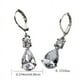 thumbnail image 4 of Long Luxury Gemstone Shimmering Zircon Earrings Drop-shaped Zircon Earrings Stylish Charm Temperament, 4 of 4