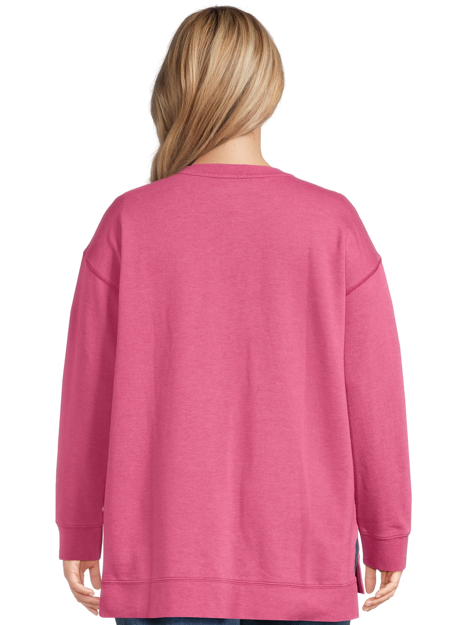 Terra & Sky Women's Plus Size Sweatshirt, 2-Pack