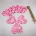 thumbnail image 4 of Advancent 1 Juego de virutas de encantadoras con cuerdas pulidas * adorno colgante exquisito colgante de boda DIY manualidades naturales accesorios Artesanía Advancent HA060441-00, 4 of 6