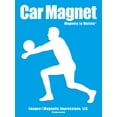thumbnail image 1 of Magnets in Motion Volleyball Player Male Car Magnet White, 1 of 4
