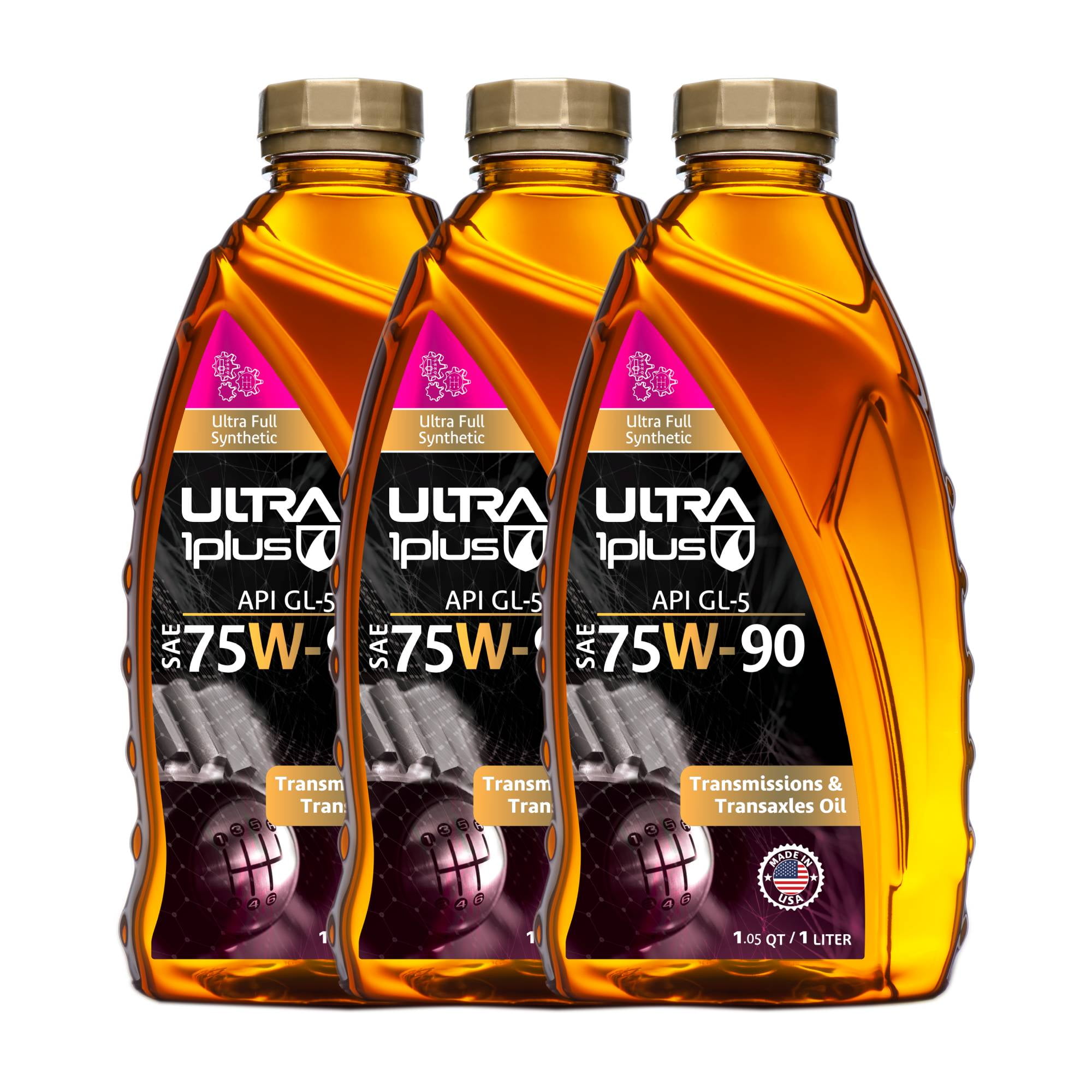 Ultra1Plus™ SAE 75W90 Synthetic Gear Oil API GL5 3Pack QT