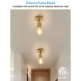 thumbnail image 5 of 24 Pack One Gang Old Work Round Electrical Outlet Box, 18 Cubic Inch Device Box, PVC Electrical J-Box for Pendant, Fans, Switch, ETL Listed, 5 of 8