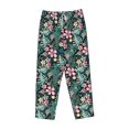 thumbnail image 4 of Daiia Rose Flowers Women's Sleep Pant with Pockets and Drawstring,Pajama Pants-Small, 4 of 9