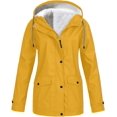 thumbnail image 3 of Aricy Womens Winter Coats Plus Size Windbreaker Fleece Lined Thick Thermal Jackets Warm Plush Hooded Jackets Outwear with Pocekts, 3 of 4