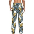 thumbnail image 3 of Xecao Squirrel And Leaves Men's Straight Lounge Pajama Pants: The Ultimate in Comfortable Sleepwear, 3 of 9
