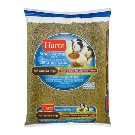 Hartz Small Animal Diet for Guinea Pigs, 10 lbs. (Best Guinea Pig Nuggets)