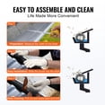 thumbnail image 2 of KFFKFF 15' Long Gutter Guard Brush Bristle Leaf Guard for 5" Gutters, 2 of 9