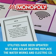 Ms. Monopoly Board Game for Families and Kids Ages 8 and Up