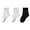 Gray, variant on Wancir 3 Pack Kids Socks Girls Socks for School Uniform Soft Cotton Seamless Toe Athletic Crew Socks