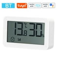 thumbnail image 1 of Zootealy Smart Home Temperature and Humidity Sensor with Voice Assistant Compatibility - White, Wireless Bluetooth Version, Easy Installation, 1 of 7