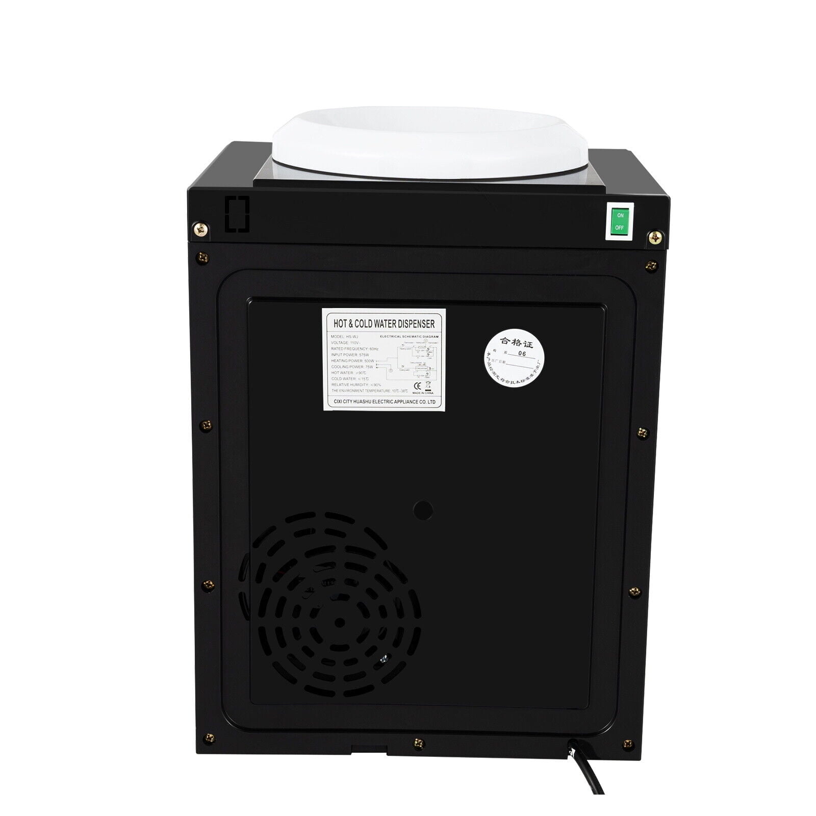 Hot&Cold Water Cooler Dispenser Freestanding Top Loading Home Office New