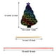 thumbnail image 2 of Art Craft Kit Aviski, papel para rascar con forma de árbol de Navidad, 96 unidades, 2 of 7