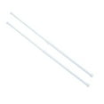 thumbnail image 1 of CHICHUMID 2 Pcs Tringle à Rideau Extensible Blanche Rail de Rideau de Douche Réglable pour Locataires, 1 of 8