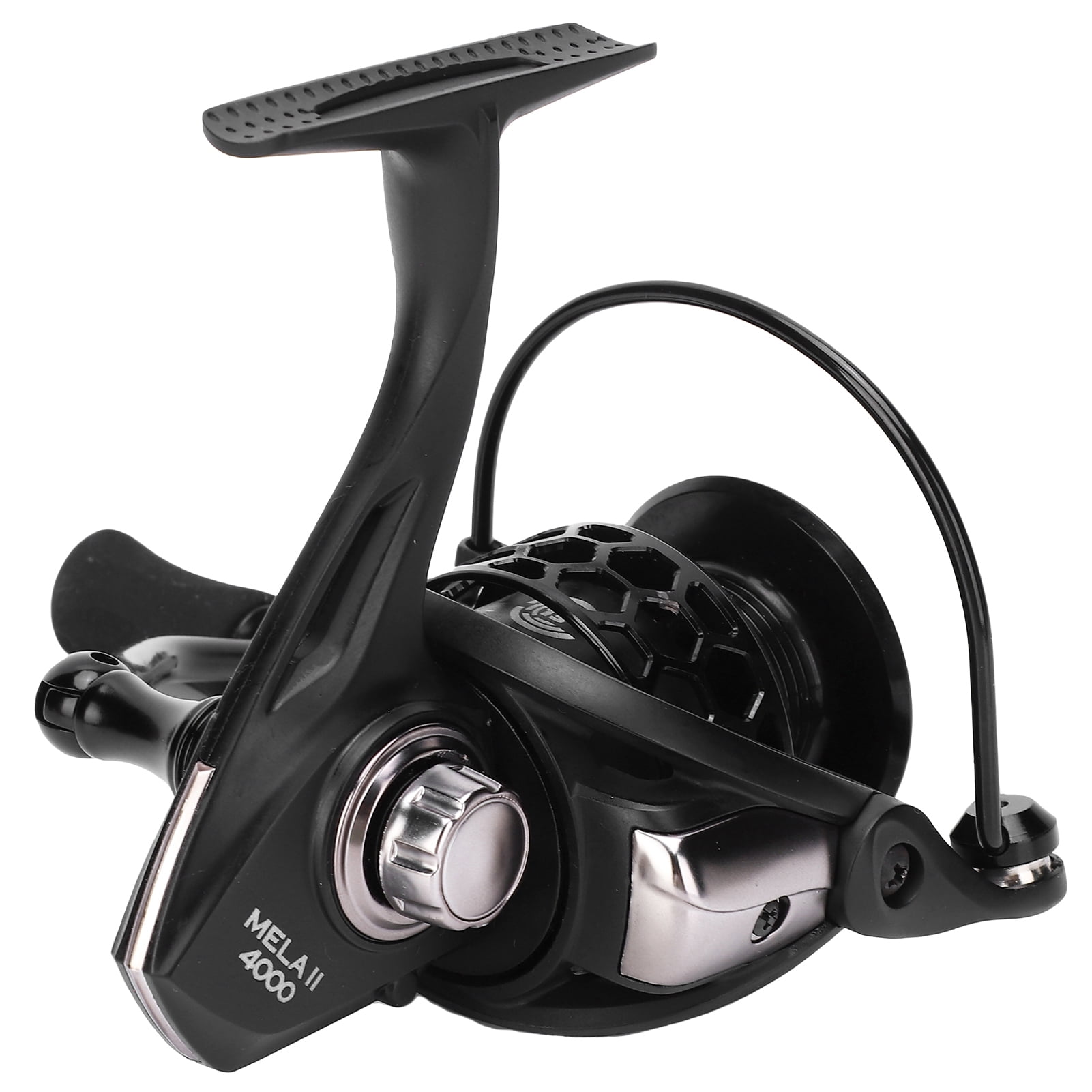 Nieyigj MELA4000 Spinning Reel 13+1 Bearings 5.0:1 Gear Ratio Left Right Interchangeable Fishing Wheel, Black