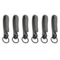 thumbnail image 2 of TISHITA 6Pcs Japanese Hook Keychain Belt Clip Purse Wallet Holder Key black, 2 of 8
