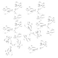 thumbnail image 2 of Colgantes de acero inoxidable BLESIY 20 piezas mariposa bricolaje decoración, 2 of 8