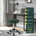 thumbnail image 3 of Classic Swivel Stool with Wheel Perfect for Salon Work Home SPA Shop Height-Adjustable and Cost-Effective Rolling Stool Chair Small (Green), 3 of 13