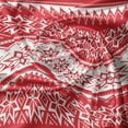 thumbnail image 5 of Ambesonne Nordic Valance Pack of 2, Swedish Vintage Motif, 54"X12", Vermilion White, 5 of 5