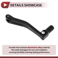 thumbnail image 4 of Folding Motorcycle Gear Shifter Lever for Yamaha TTR 50cc Aluminum Alloy Pedal Shift Lever Arm Black, 4 of 6